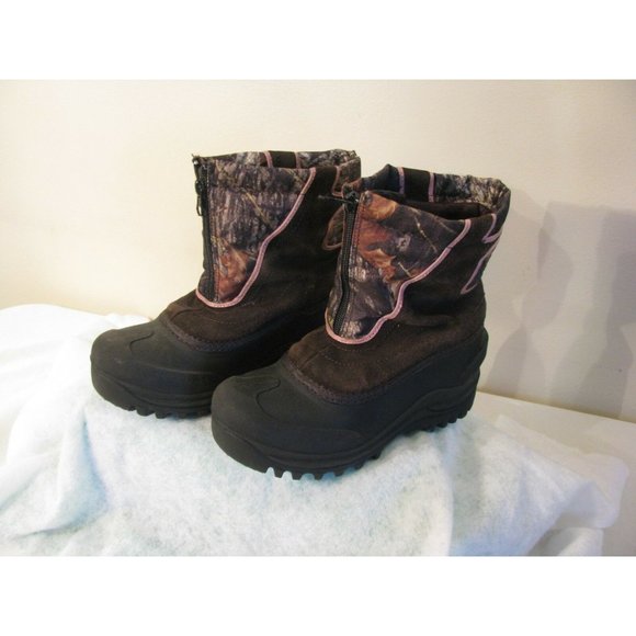 Falls Creek Girls Youth Size 2 Winter Snow Boots - Picture 7 of 8